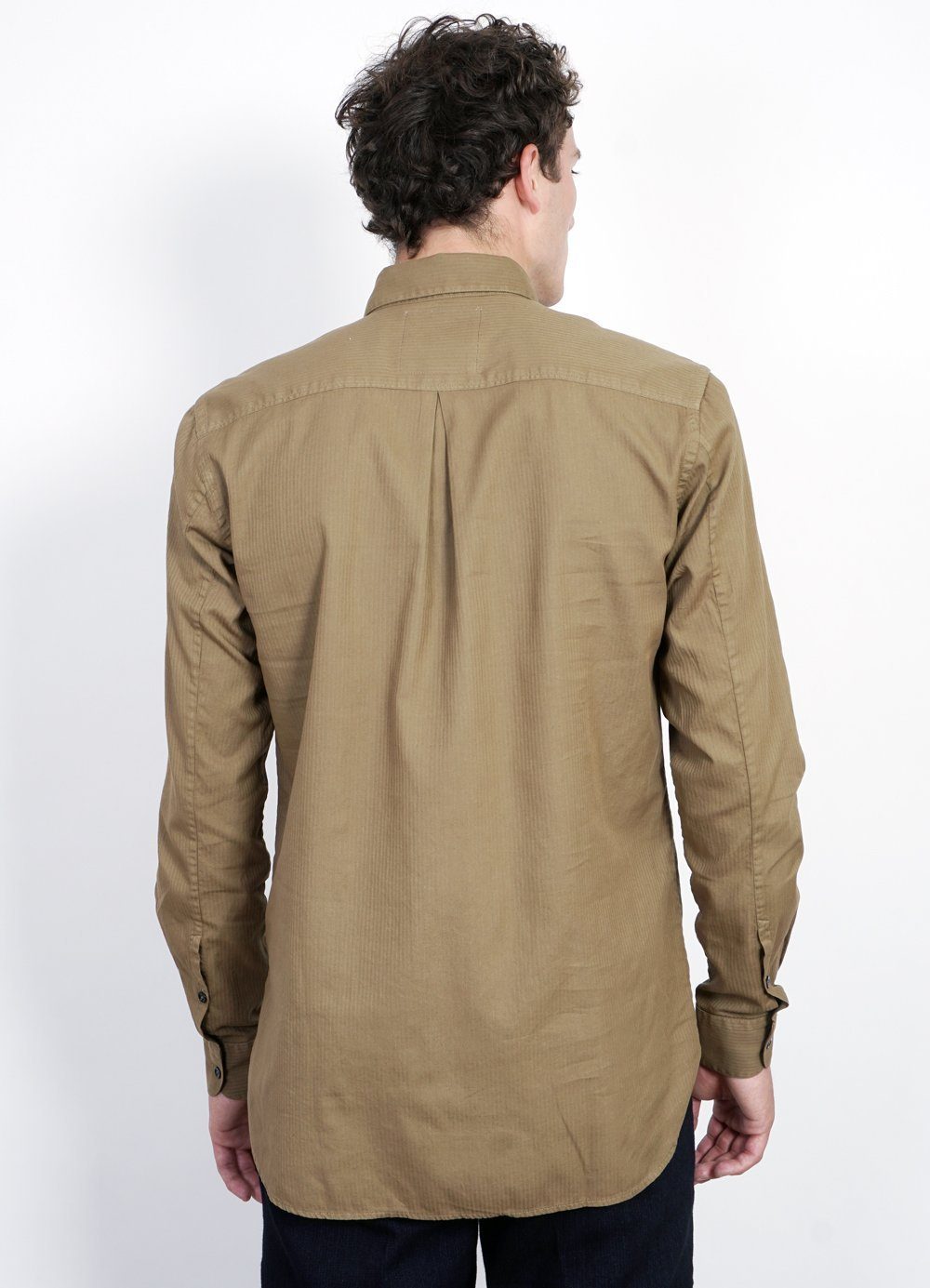 HAAKON Hidden Button Down Shirt Kalahari HANSEN Garments