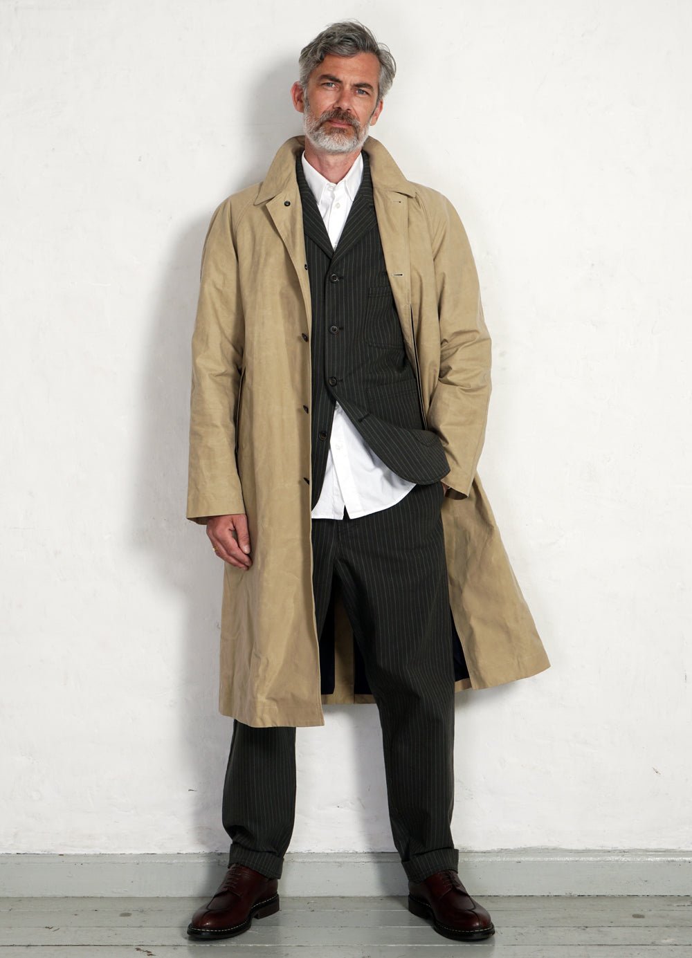 HANSEN Garments - HAAKON | Hidden Button Down Shirt | White - HANSEN Garments