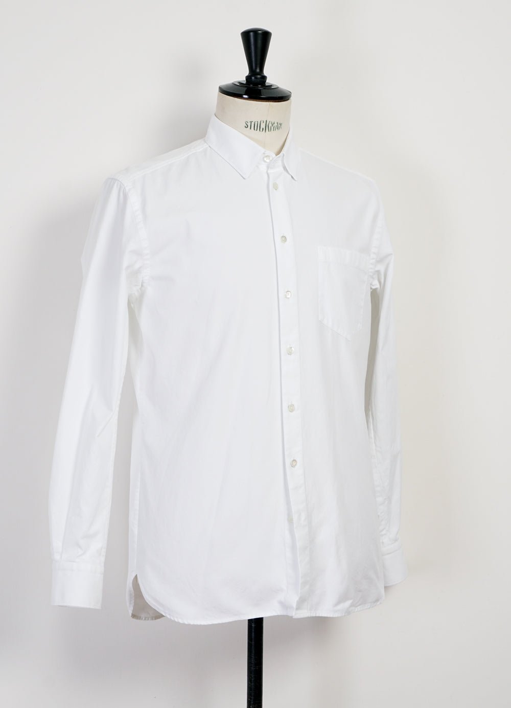 HANSEN Garments - HAAKON | Hidden Button Down Shirt | White - HANSEN Garments