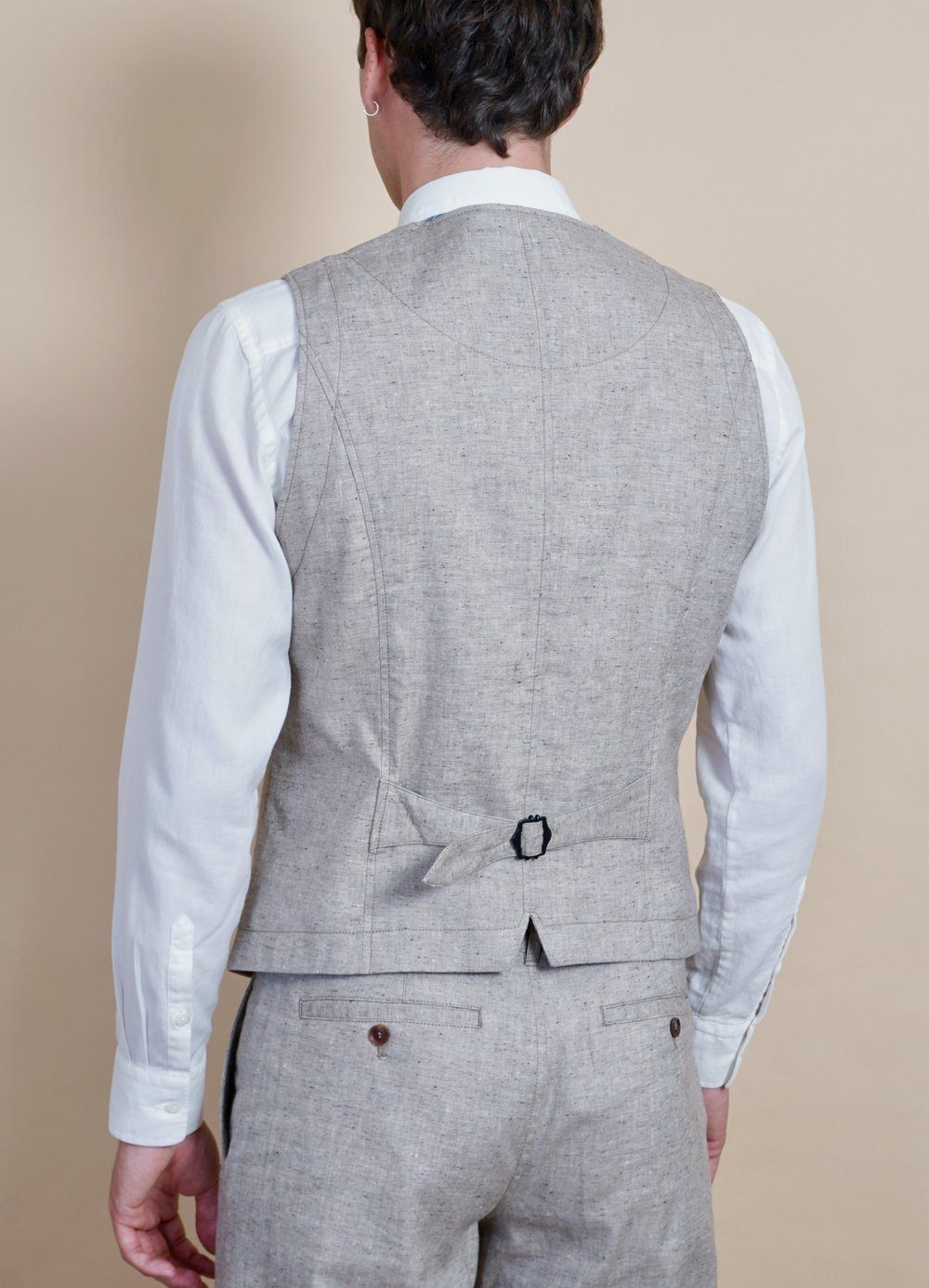 HANSEN GARMENTS - HALFDAN | Classic Waistcoat | Beach - HANSEN Garments