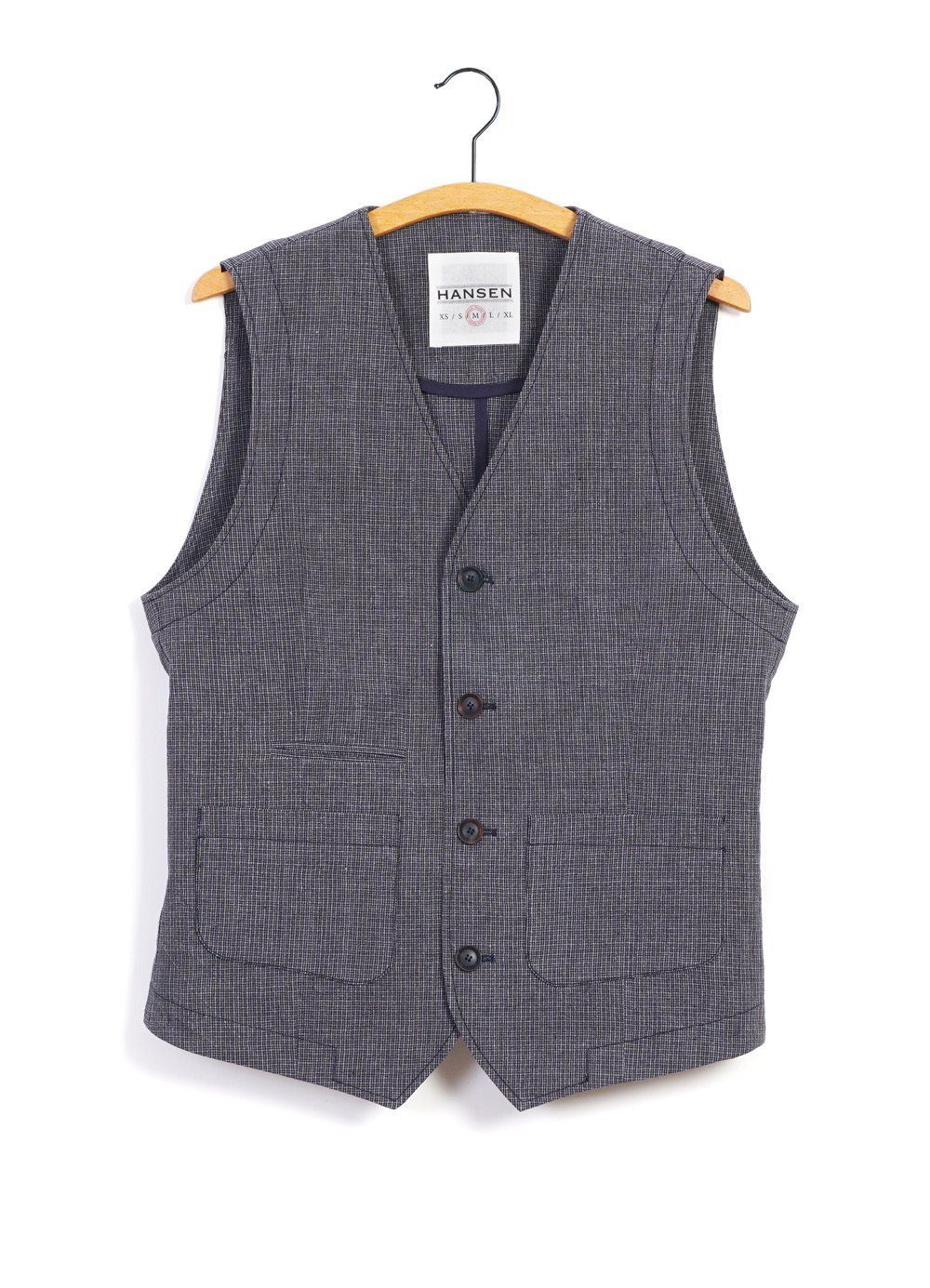 HANSEN GARMENTS - HALFDAN | Classic Waistcoat | River - HANSEN Garments