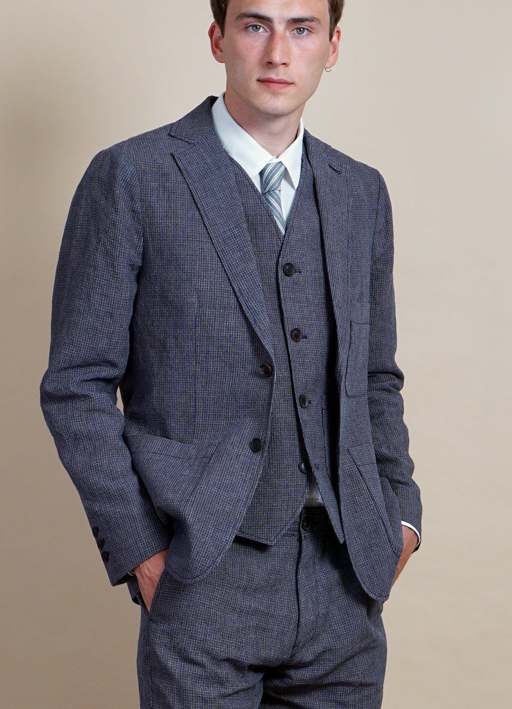 HANSEN GARMENTS - HALFDAN | Classic Waistcoat | River - HANSEN Garments