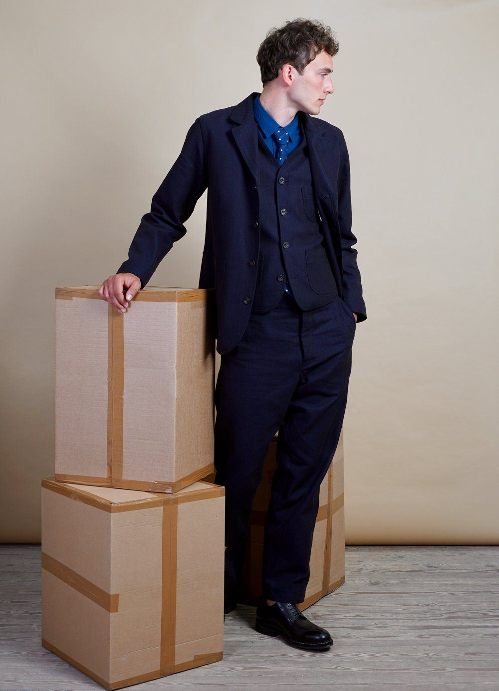HANSEN GARMENTS - HARALD | Casual Waistcoat | Indigo - HANSEN Garments
