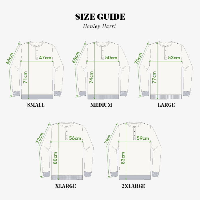 HEMEN BIARRITZ - HARRI | Organic Long Sleeve Henley | Black - HANSEN Garments