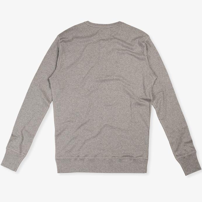 HARRI | Organic Long Sleeve Henley | Grey | €70 -HEMEN BIARRITZ- HANSEN Garments