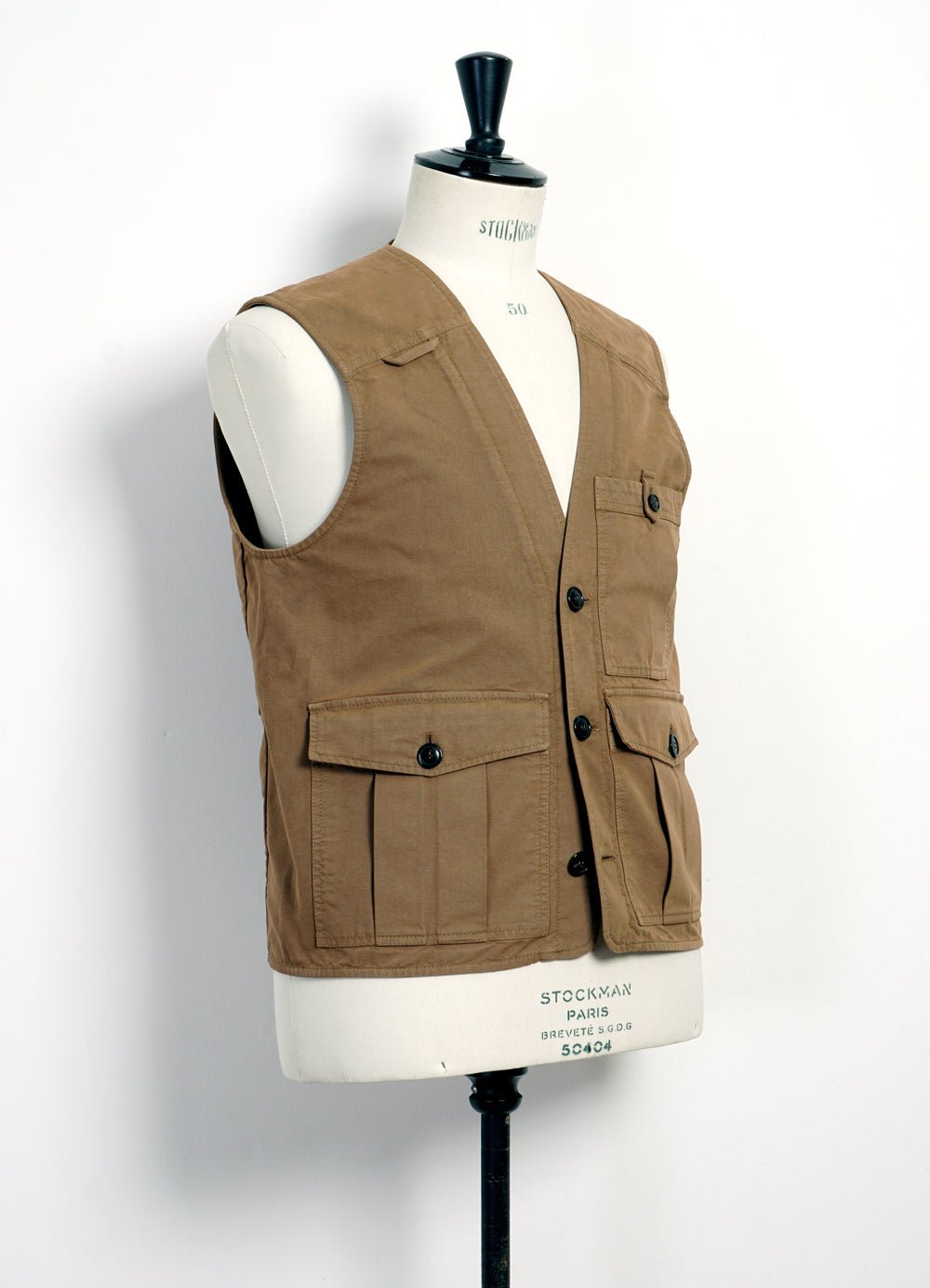 HANSEN GARMENTS - HEKTOR | Utility Vest | Khaki - HANSEN Garments