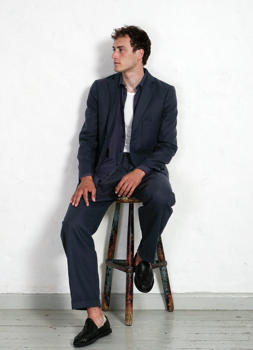 HANSEN GARMENTS - HENNING | Casual Classic Shirt | Navy - HANSEN Garments