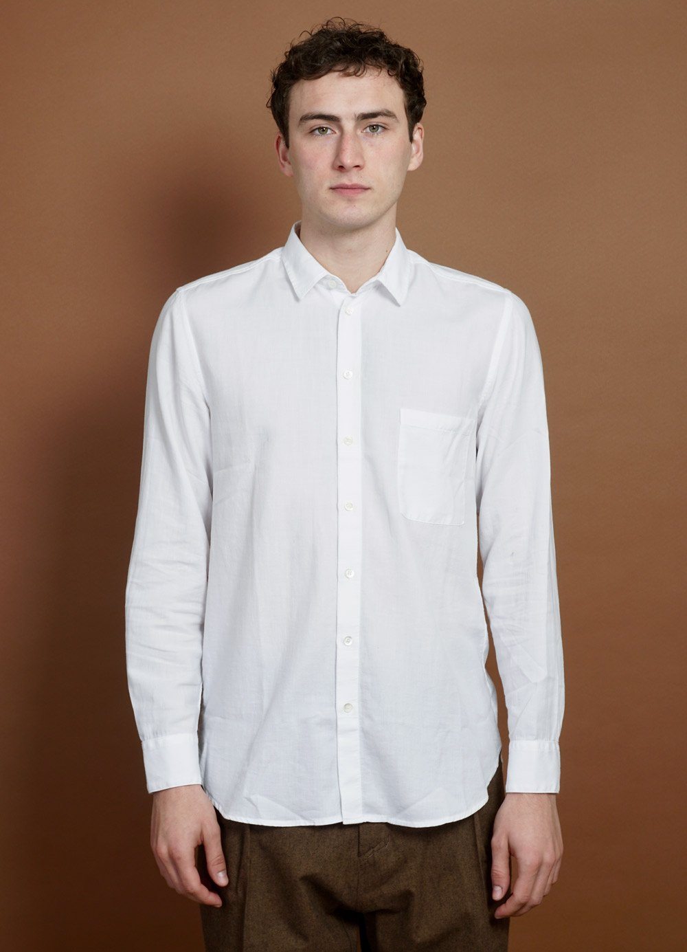 Hangree Designer White Casual Shirt