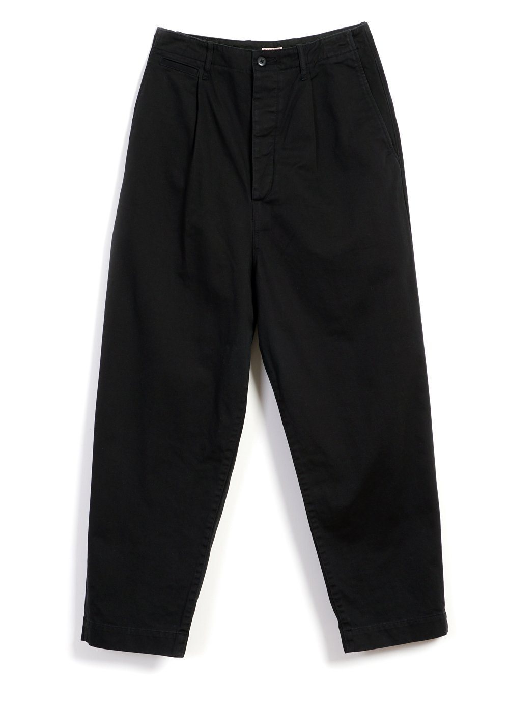 HIGH WAISTED NIME PANTS I CHINO I BLACK | HANSEN Garments