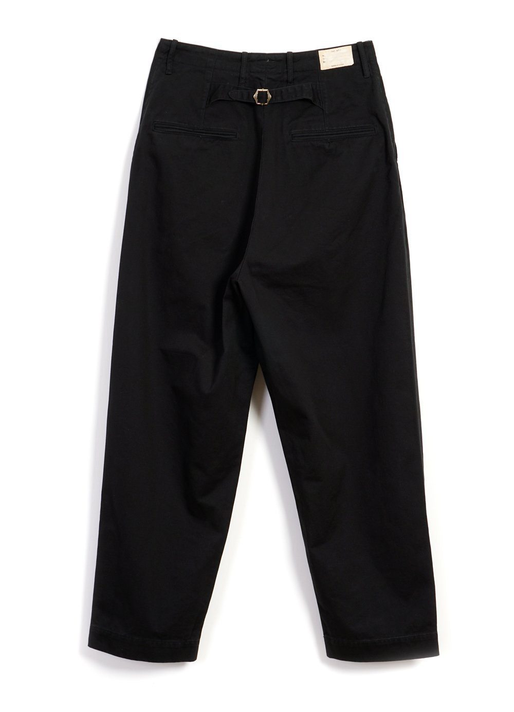 HIGH WAISTED NIME PANTS I CHINO I BLACK | HANSEN Garments