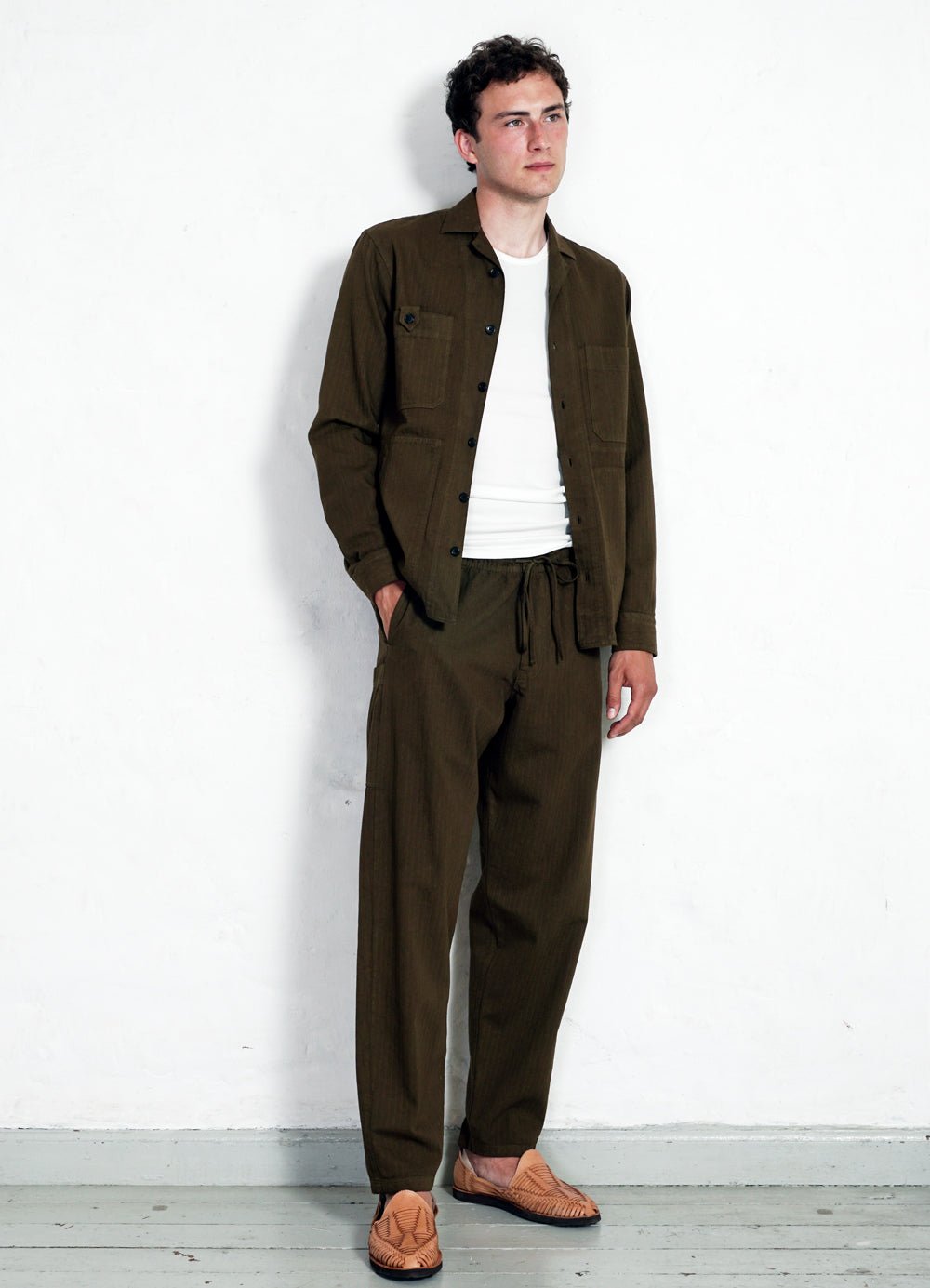 HANSEN GARMENTS - JACK | Casual Drawstring Pants | Plant - HANSEN Garments