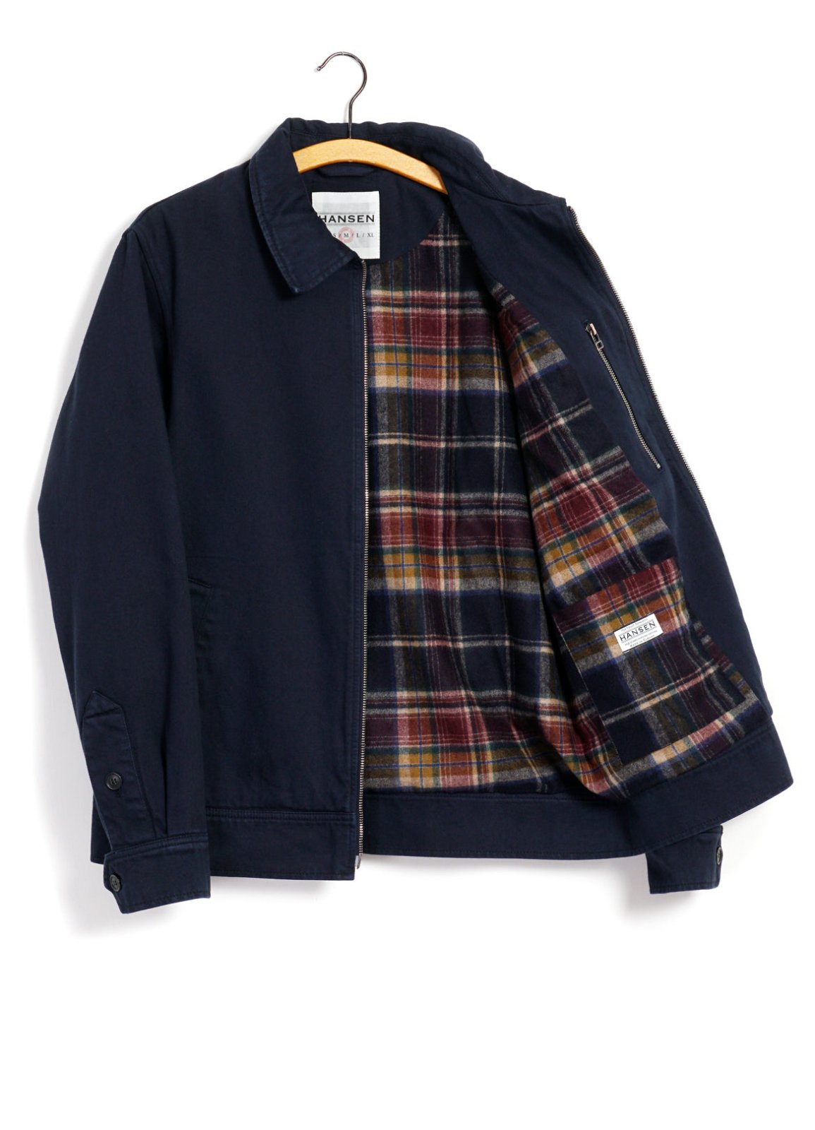 HANSEN GARMENTS - JARLE | Casual Zipper Jacket | Navy - HANSEN Garments
