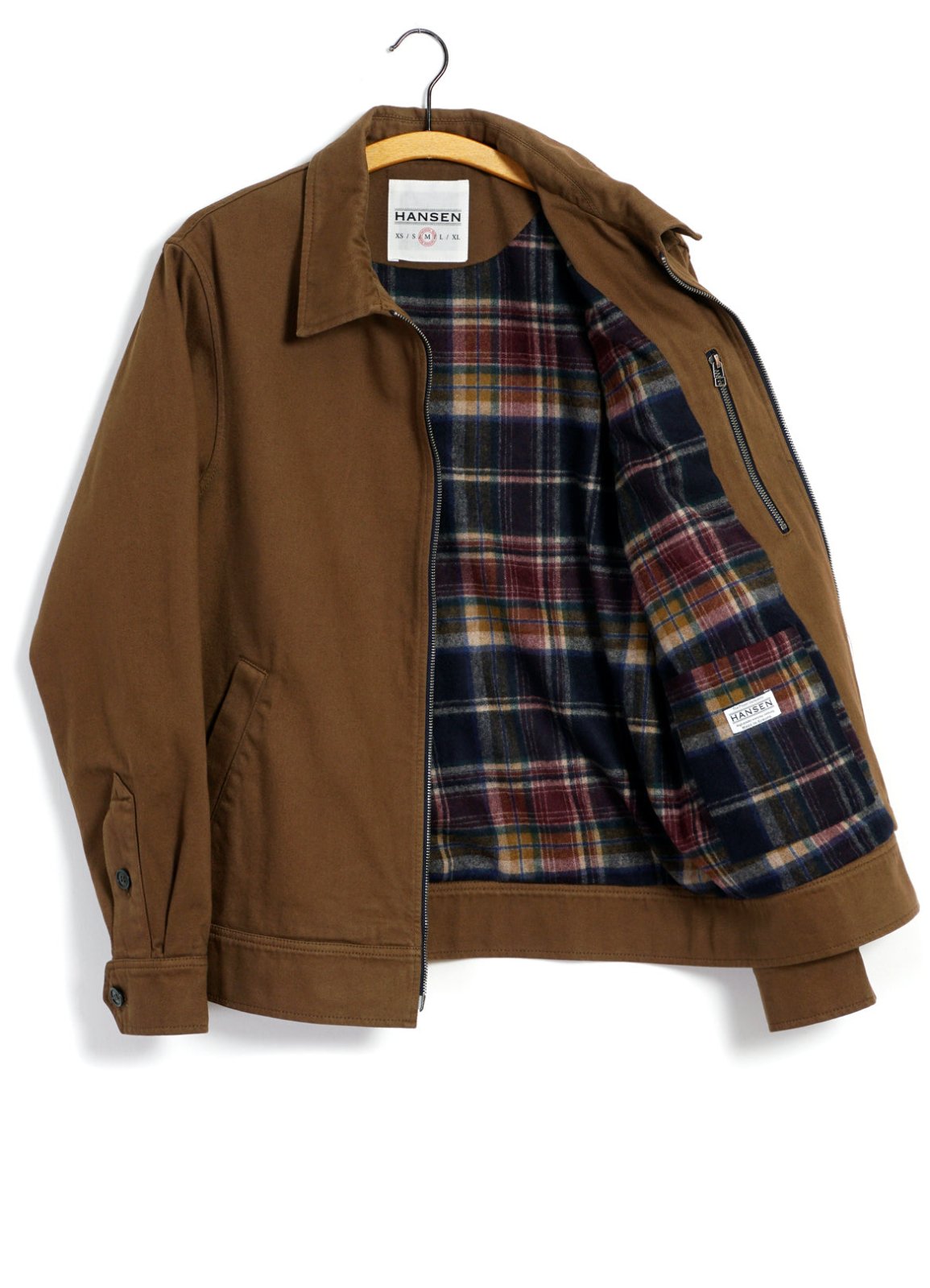 HANSEN GARMENTS - JARLE | Casual Zipper Jacket | Nut - HANSEN Garments