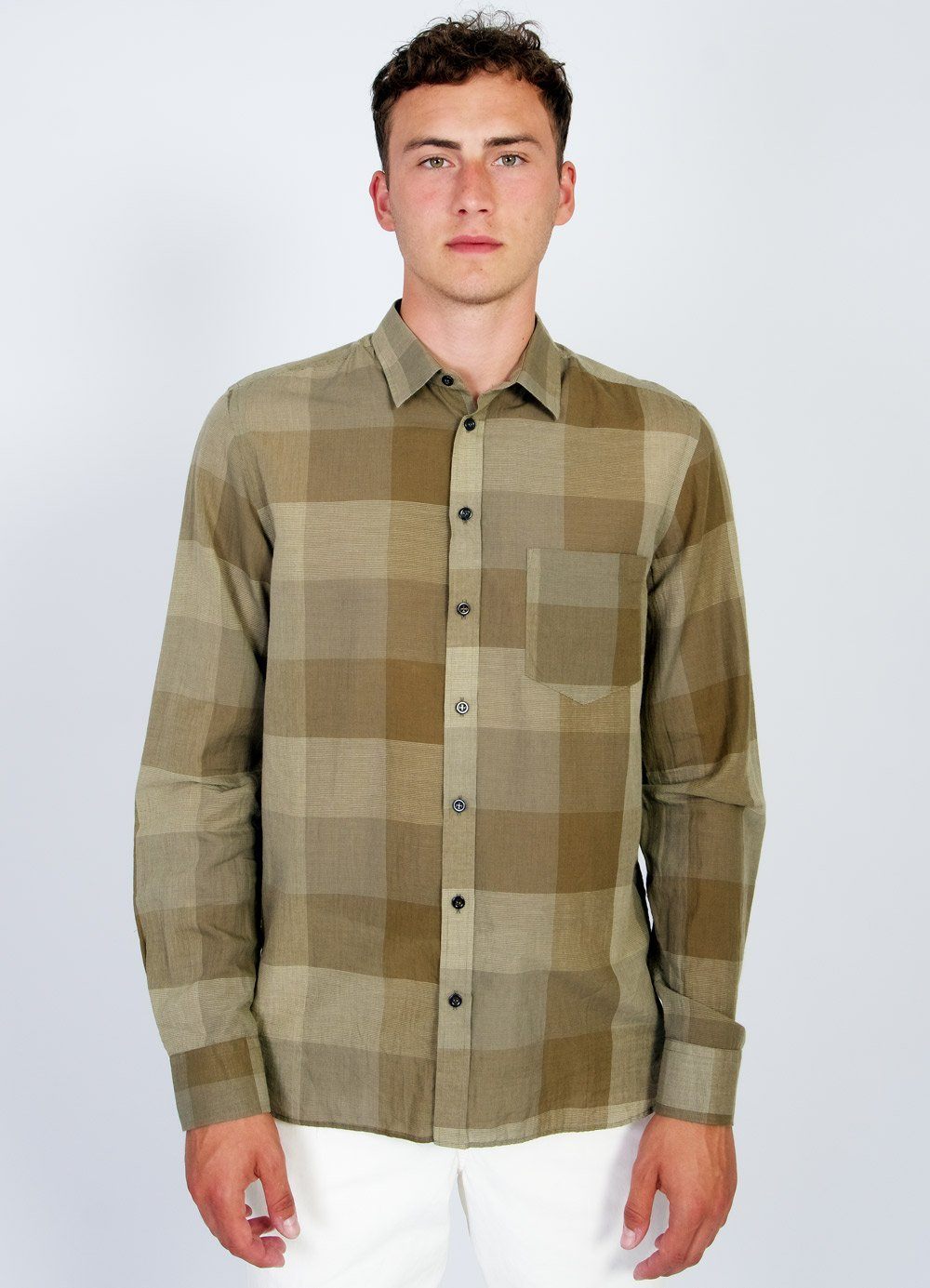 JESPER | Casual Chequered Shirt | Olivetree | €200 -HANSEN Garments- HANSEN Garments