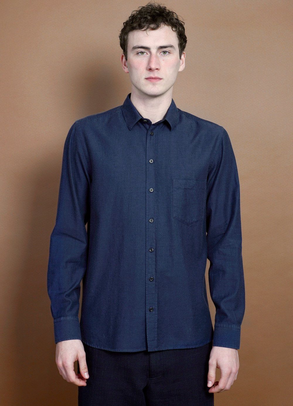 HANSEN Garments - JESPER | Casual Everyday Shirt | Indigo - HANSEN Garments