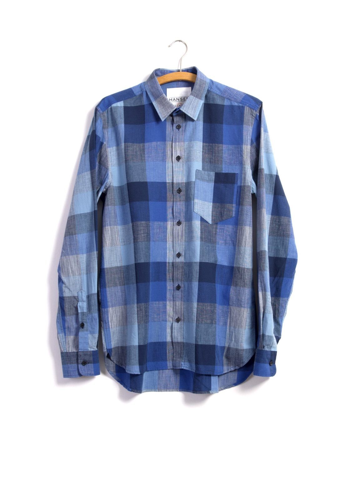 JESPER | Casual Shirt | Check Blues | €170 -HANSEN Garments- HANSEN Garments