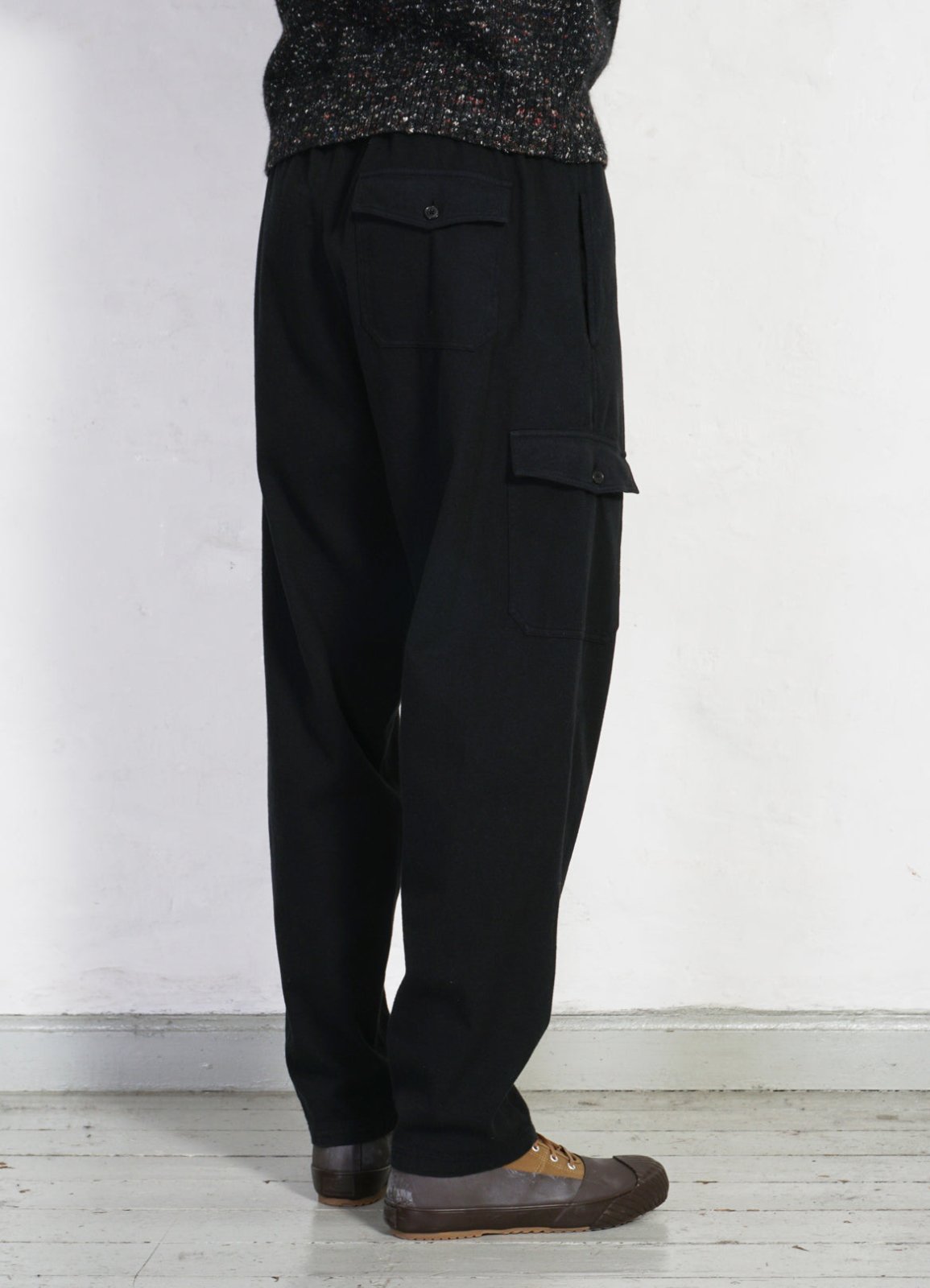 HANSEN GARMENTS - JIMMY | Casual Cargo Drawstring Pants | Black - HANSEN Garments