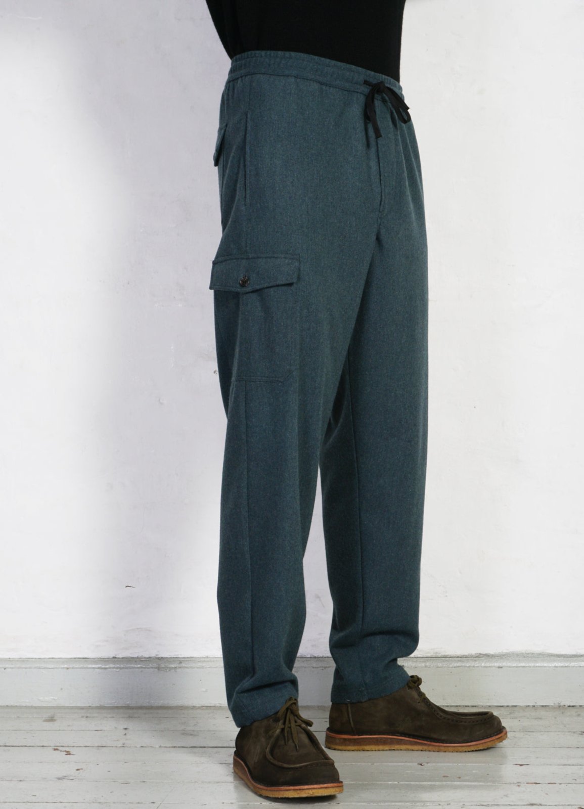 HANSEN GARMENTS - JIMMY | Casual Cargo Drawstring Pants | Moss Green - HANSEN Garments