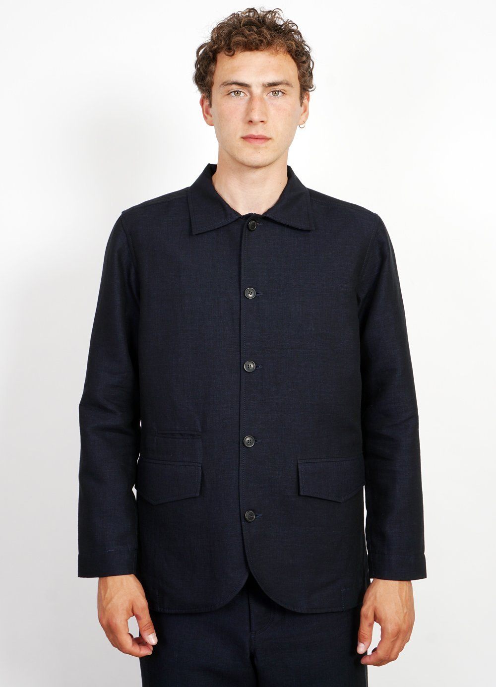 JOHANNES | Casual Blazer Jacket | 3-Tone Blue -HANSEN Garments- HANSEN Garments