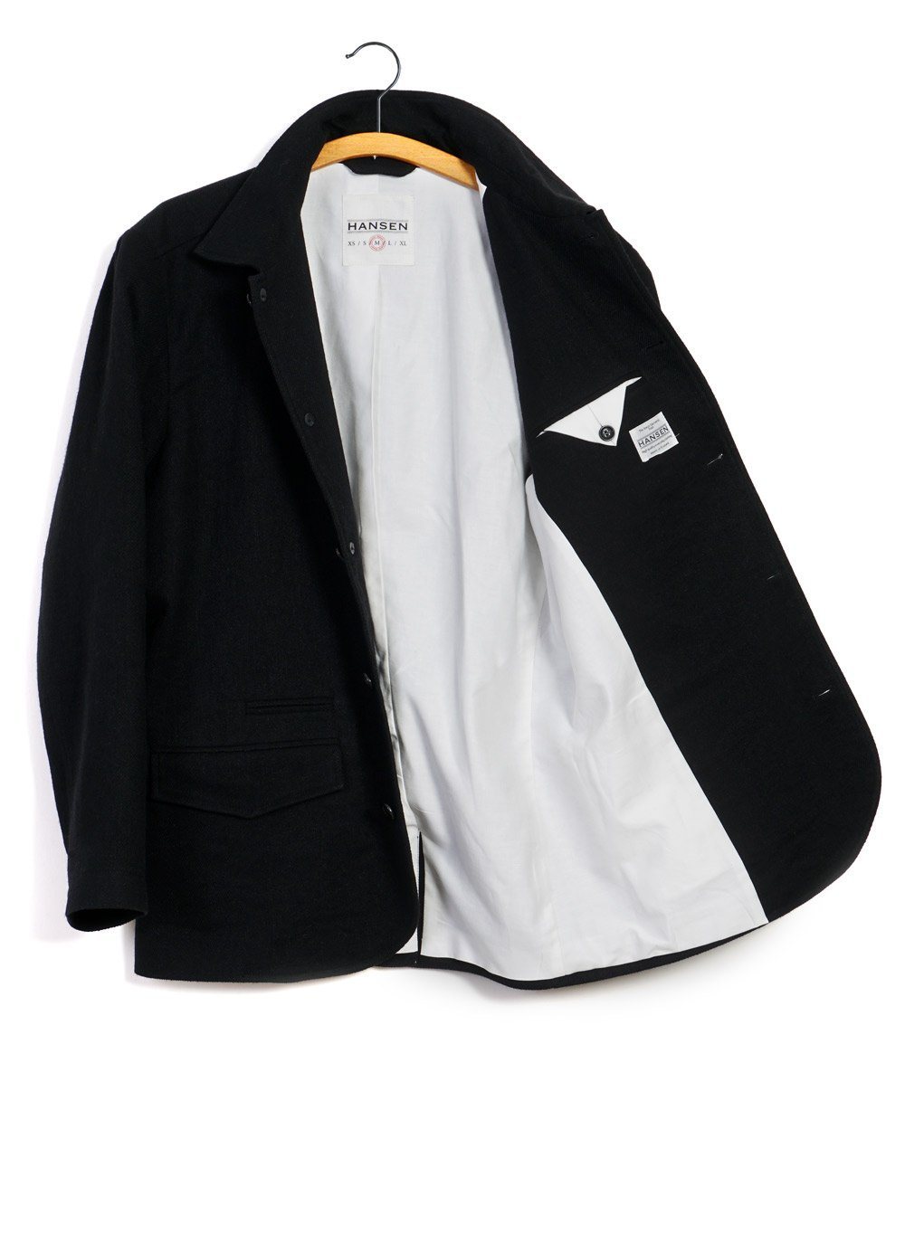 HANSEN Garments - JOHANNES | Relaxed Blazer Jacket | Black - HANSEN Garments