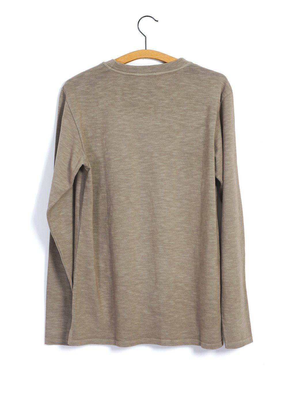 HANSEN GARMENTS - JONES | Long Sleeve Crew Neck Pocket T | Clay - HANSEN Garments