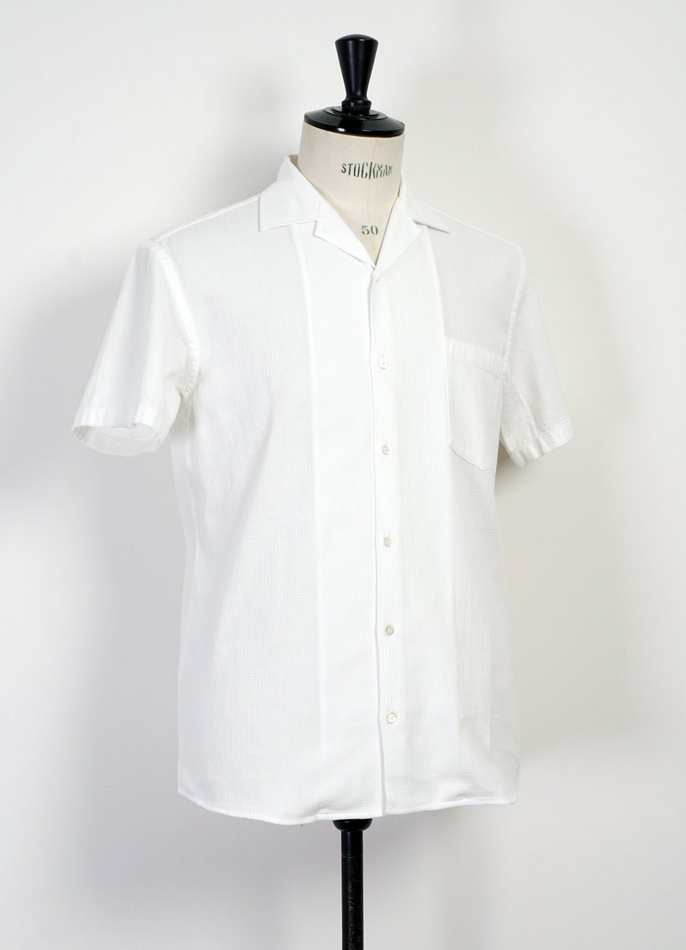 HANSEN GARMENTS - JONNY | Short Sleeve Shirt | Dobby White x2 - HANSEN Garments