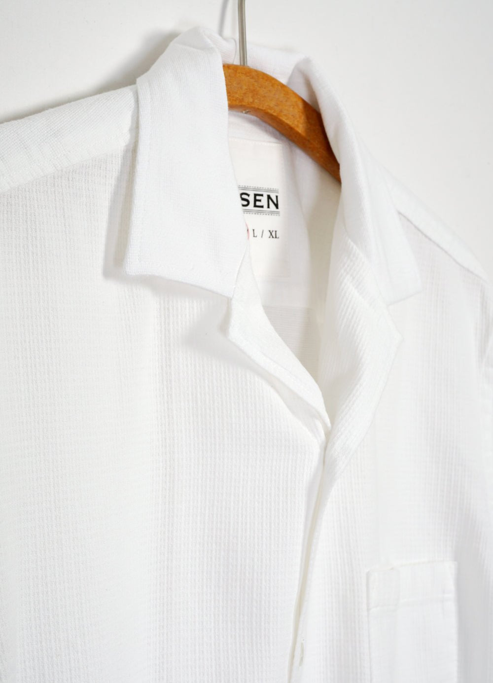 HANSEN GARMENTS - JONNY | Short Sleeve Shirt | Dobby White x2 - HANSEN Garments