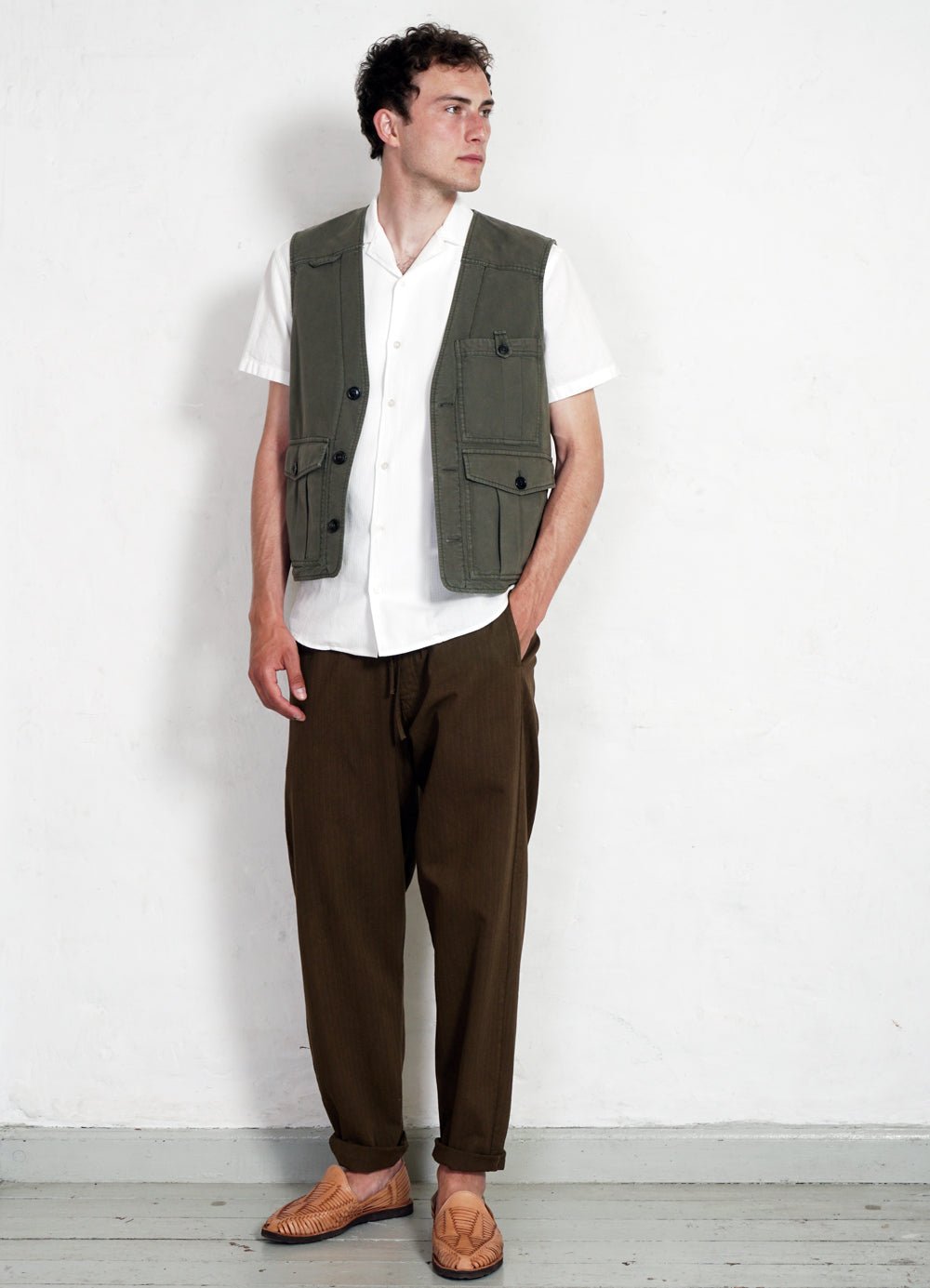 HANSEN GARMENTS - JONNY | Short Sleeve Shirt | Dobby White x2 - HANSEN Garments
