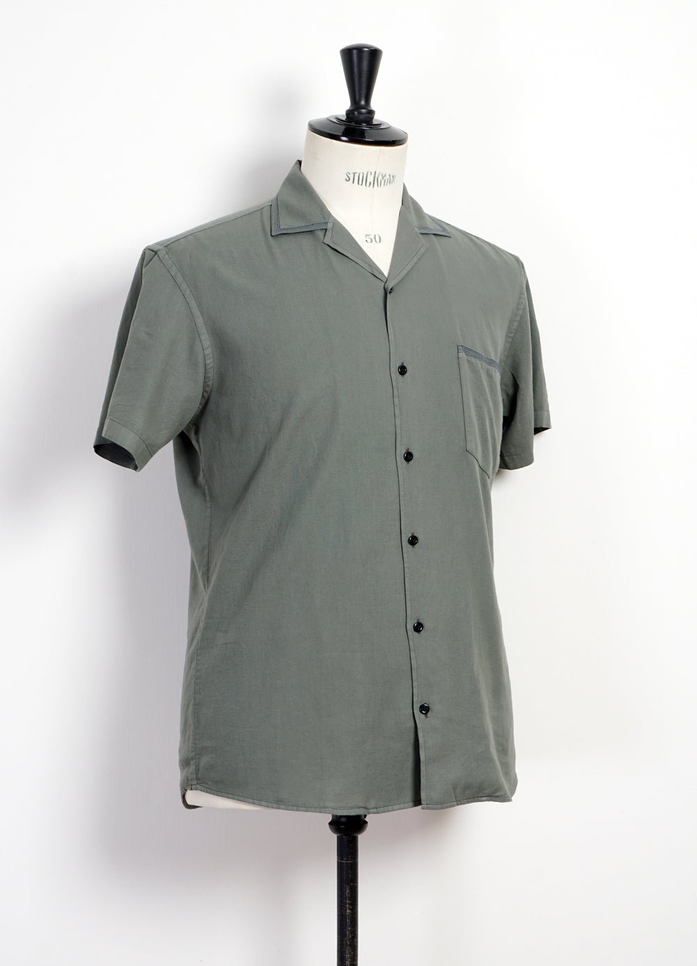 HANSEN GARMENTS - JONNY | Short Sleeve Shirt | Eucalyptus - HANSEN Garments