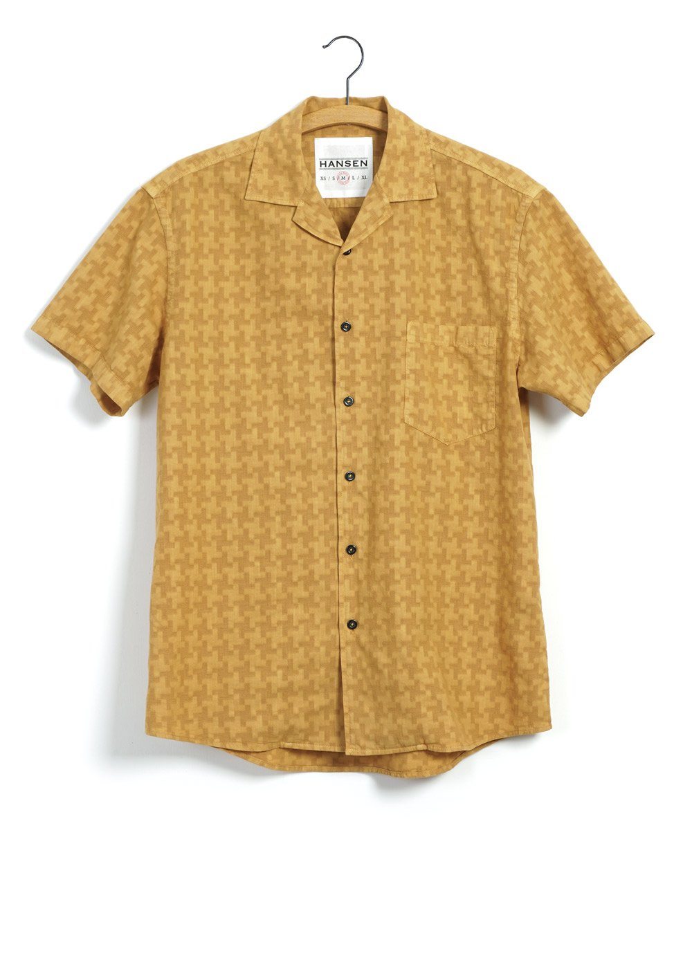HANSEN GARMENTS - JONNY | Short Sleeve Shirt | Gold - HANSEN Garments
