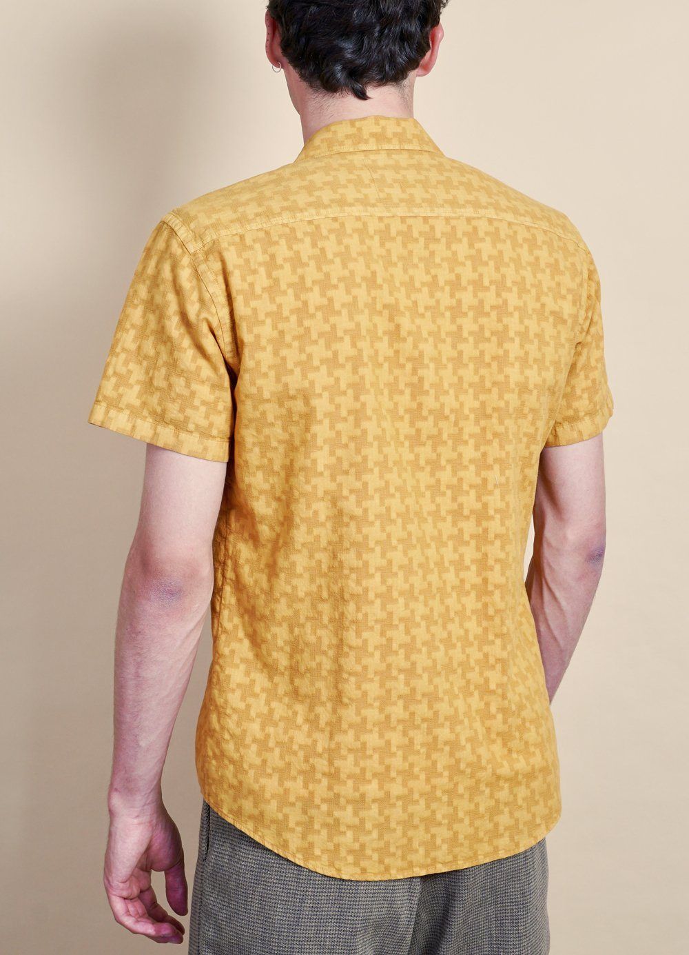 HANSEN GARMENTS - JONNY | Short Sleeve Shirt | Gold - HANSEN Garments
