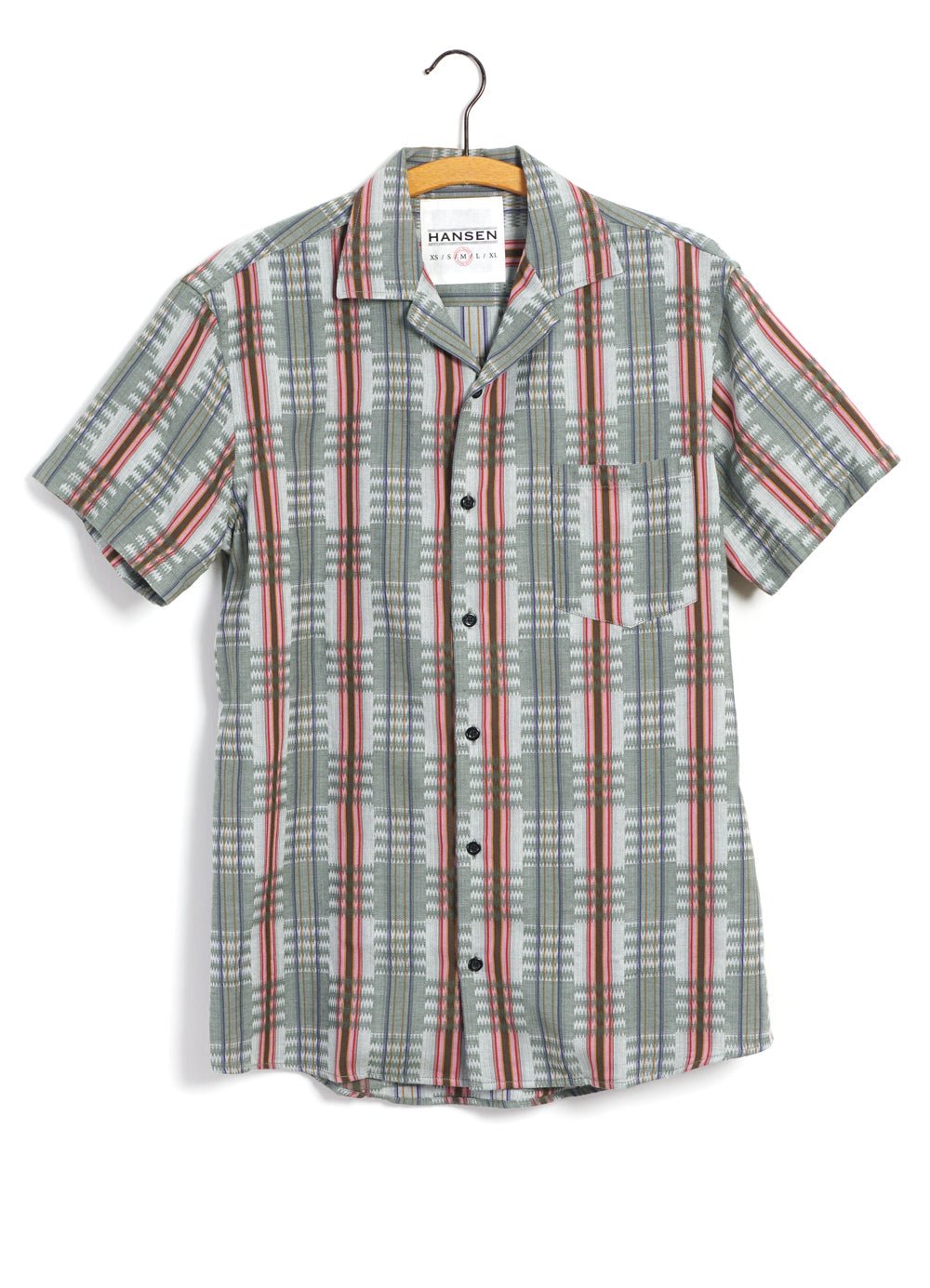 HANSEN GARMENTS - JONNY | Short Sleeve Shirt | Multi Colour - HANSEN Garments