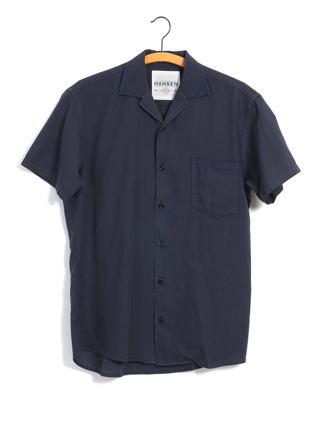 HANSEN GARMENTS - JONNY | Short Sleeve Shirt | Navy - HANSEN Garments