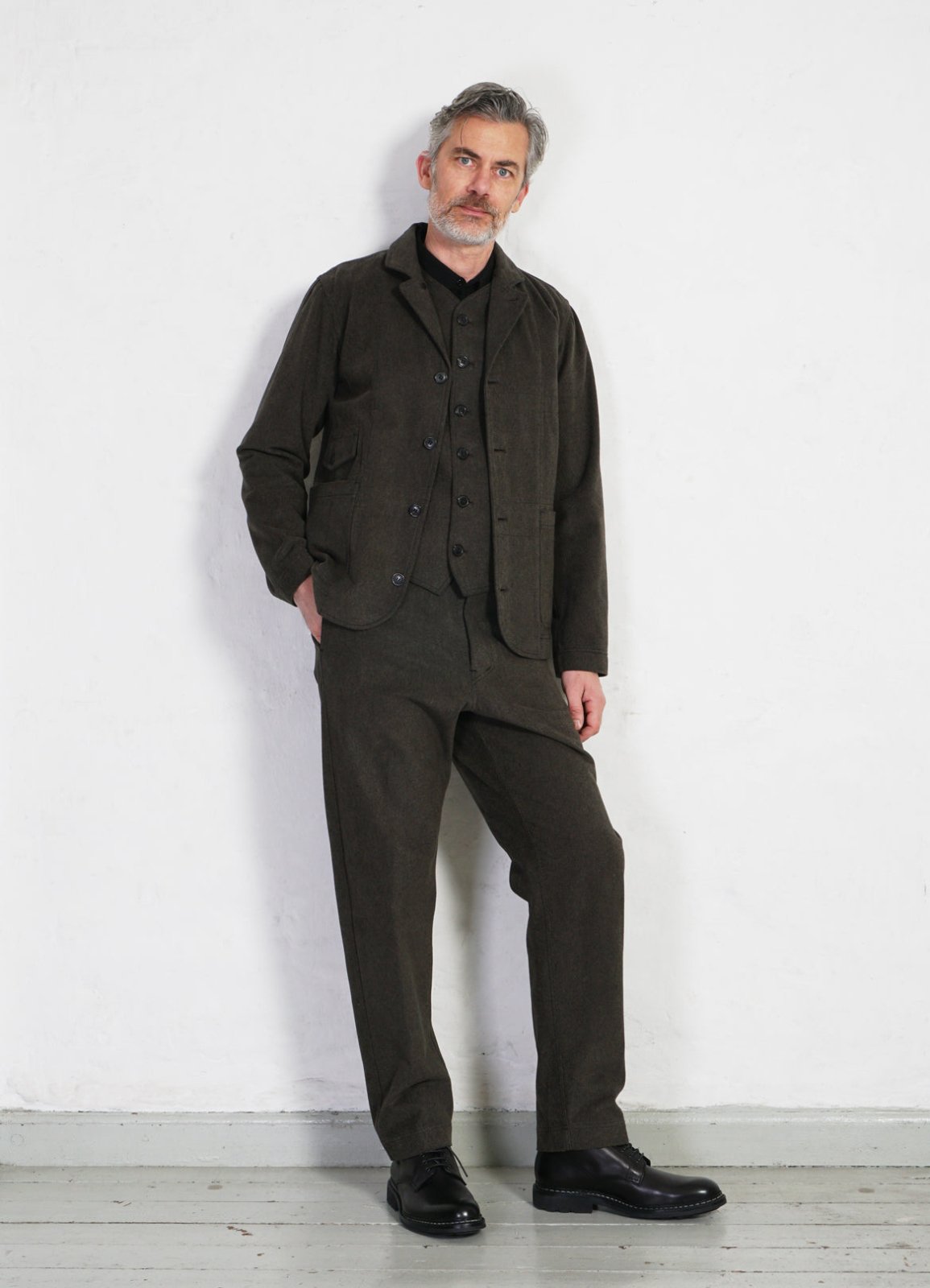 HANSEN GARMENTS - KAJ | Casual Waistcoat | Greenish - HANSEN Garments