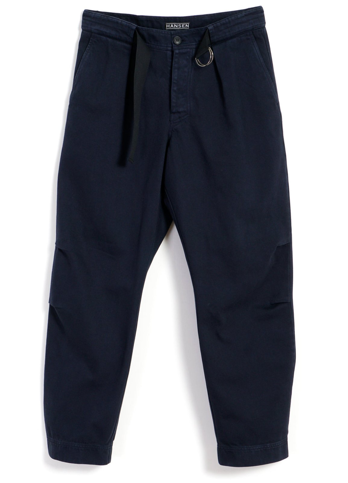 HANSEN GARMENTS - KARLO | Wide Cut Utility Trousers | Navy - HANSEN Garments