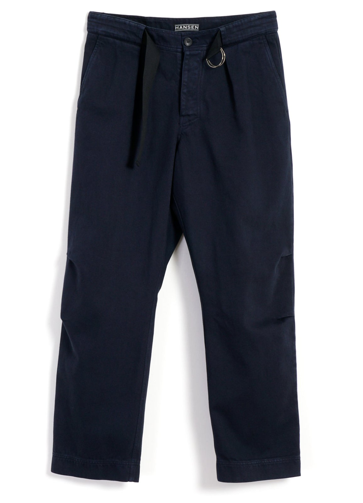 HANSEN GARMENTS - KARLO | Wide Cut Utility Trousers | Navy - HANSEN Garments
