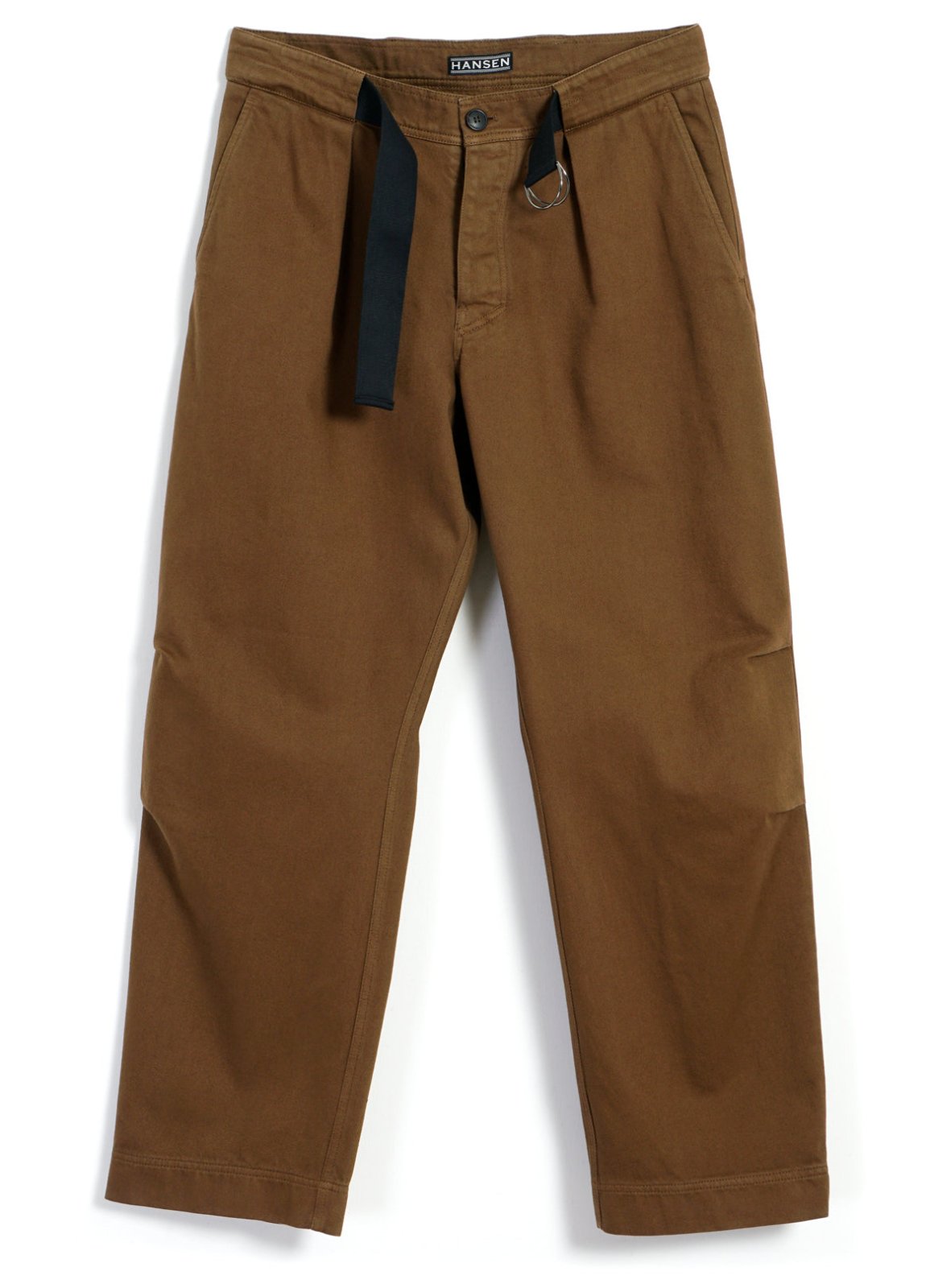 HANSEN GARMENTS - KARLO | Wide Cut Utility Trousers | Nut - HANSEN Garments