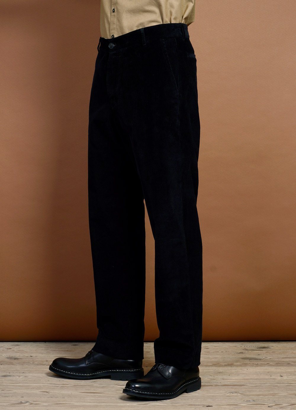 HANSEN Garments - KEN | Wide Cut Trousers | Black - HANSEN Garments