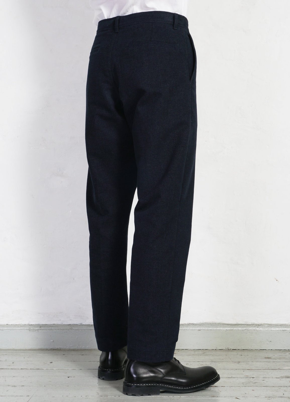 HANSEN GARMENTS - KEN | Wide Cut Trousers | Broken Blue - HANSEN Garments