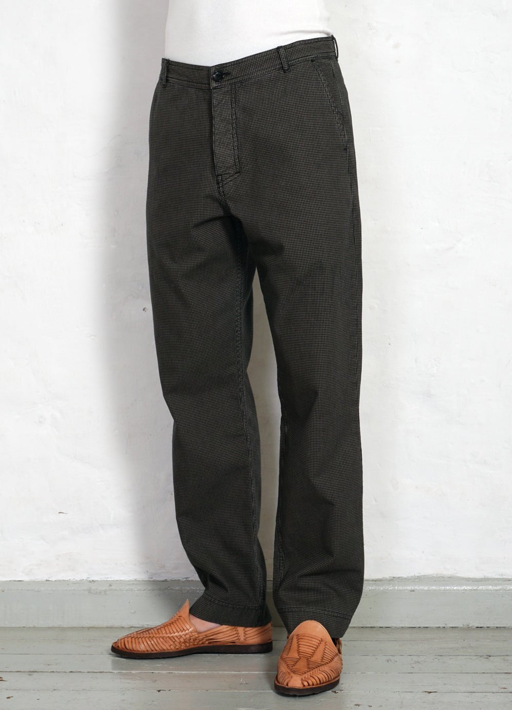 HANSEN GARMENTS - KEN | Wide Cut Work Trousers | Black Sand - HANSEN Garments