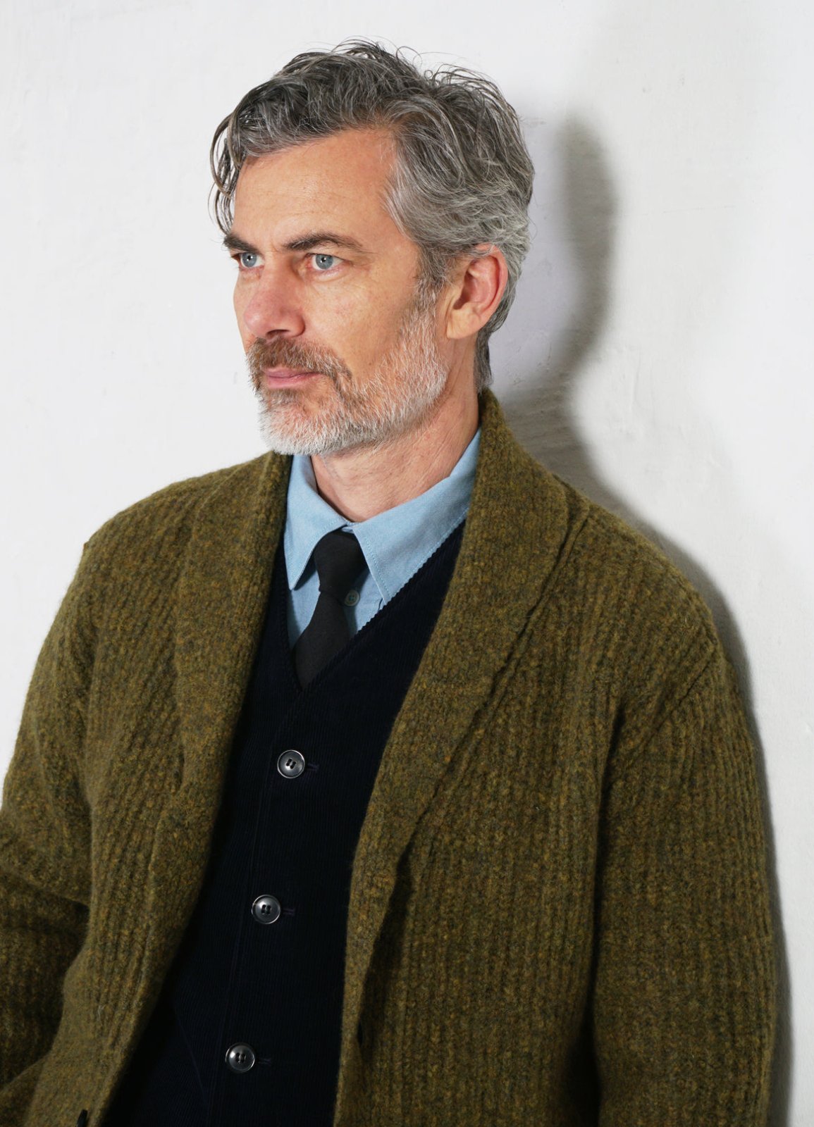 HANSEN GARMENTS - LARSEN | Shawl Collar Cardigan | Garden - HANSEN Garments