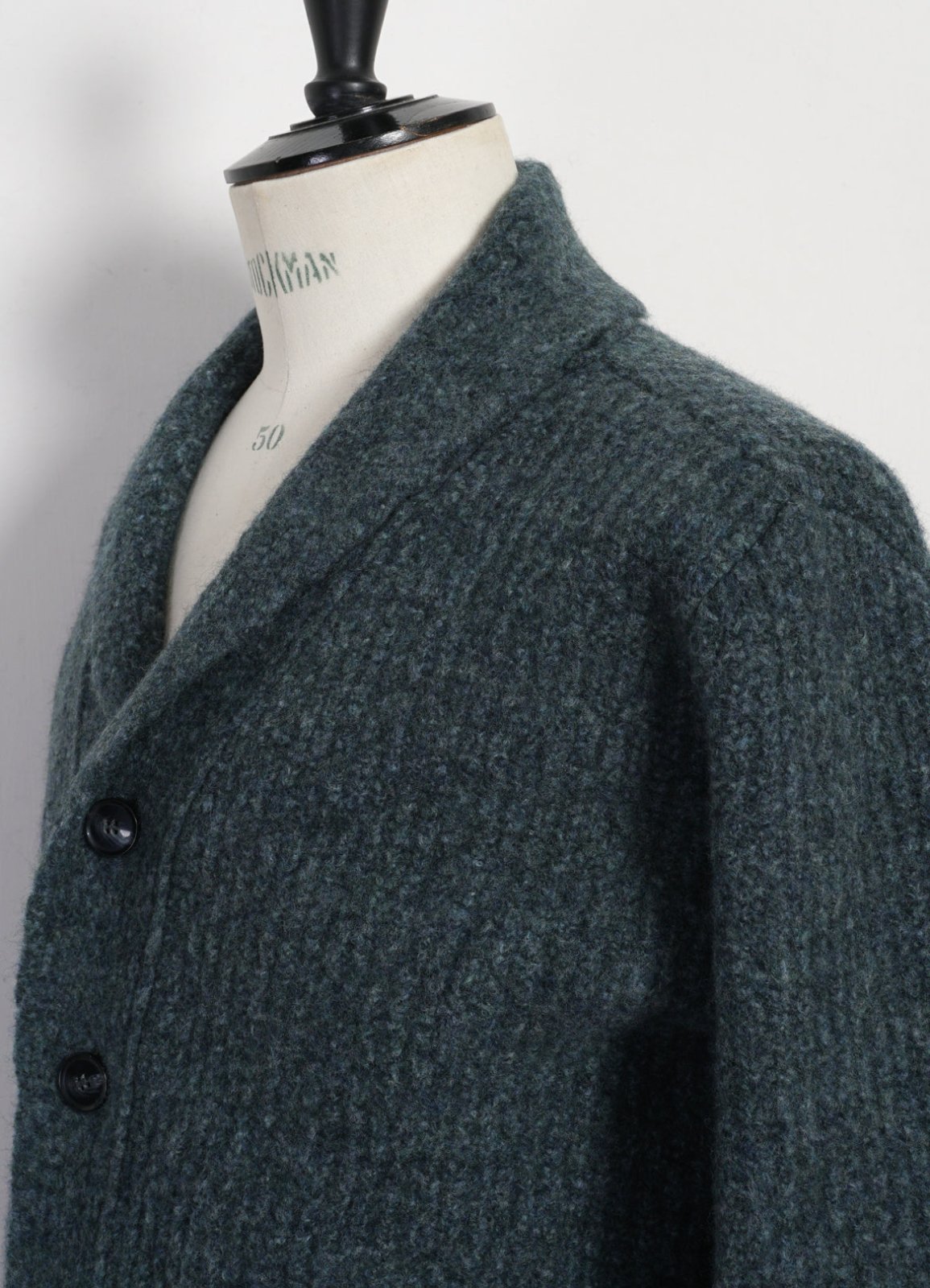 HANSEN GARMENTS - LARSEN | Shawl Collar Cardigan | Petrolium - HANSEN Garments