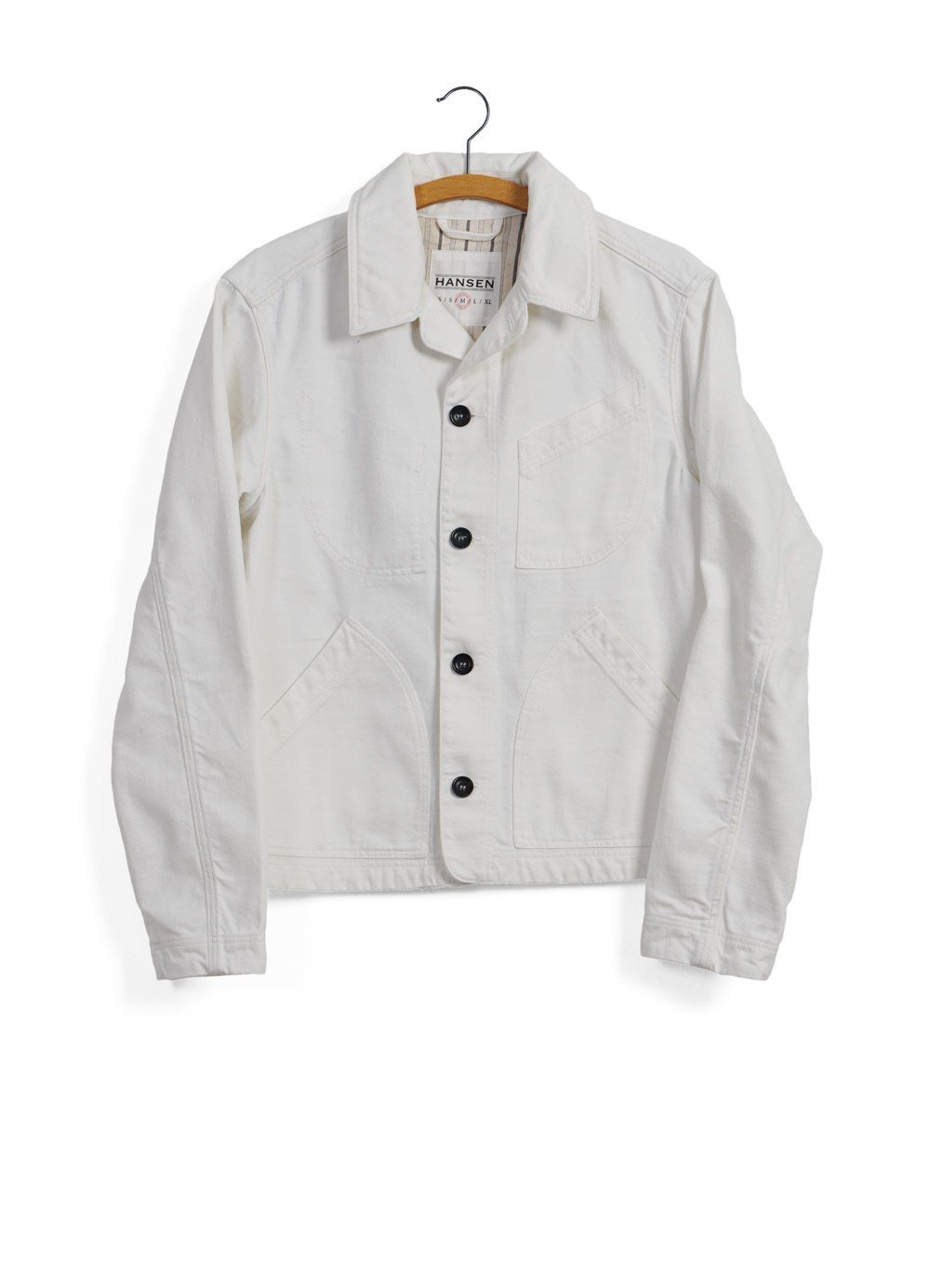 LAUST | Casual Work Jacket | Ecru -HANSEN Garments- HANSEN Garments