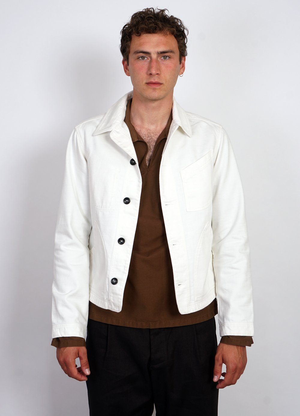 LAUST | Casual Work Jacket | Ecru -HANSEN Garments- HANSEN Garments