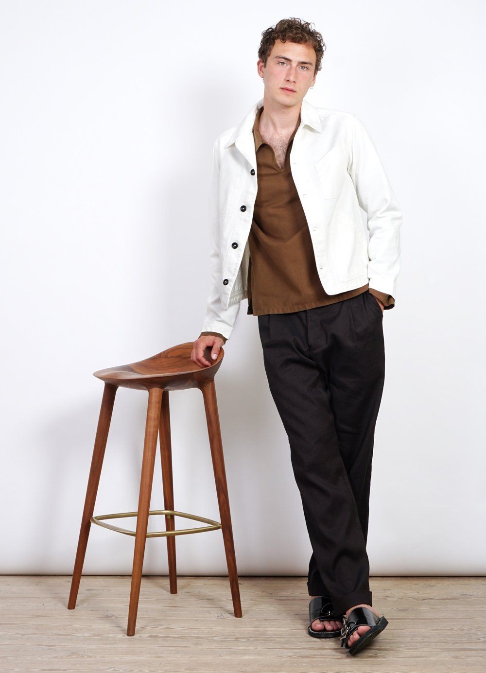 LAUST | Casual Work Jacket | Ecru -HANSEN Garments- HANSEN Garments