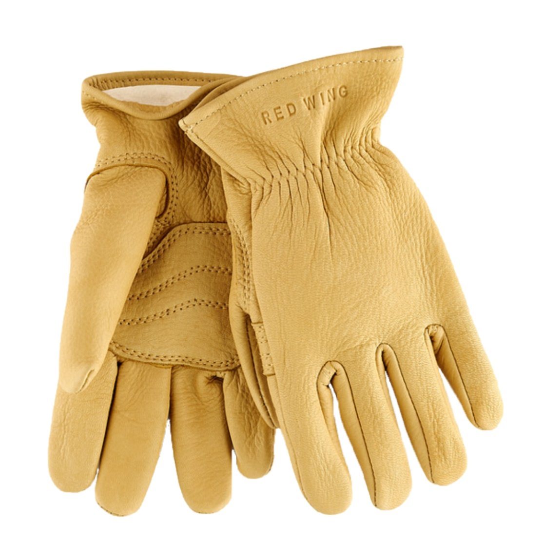 RED WING - LEATHER GLOVE | Lined Buckskin | Yellow - HANSEN Garments