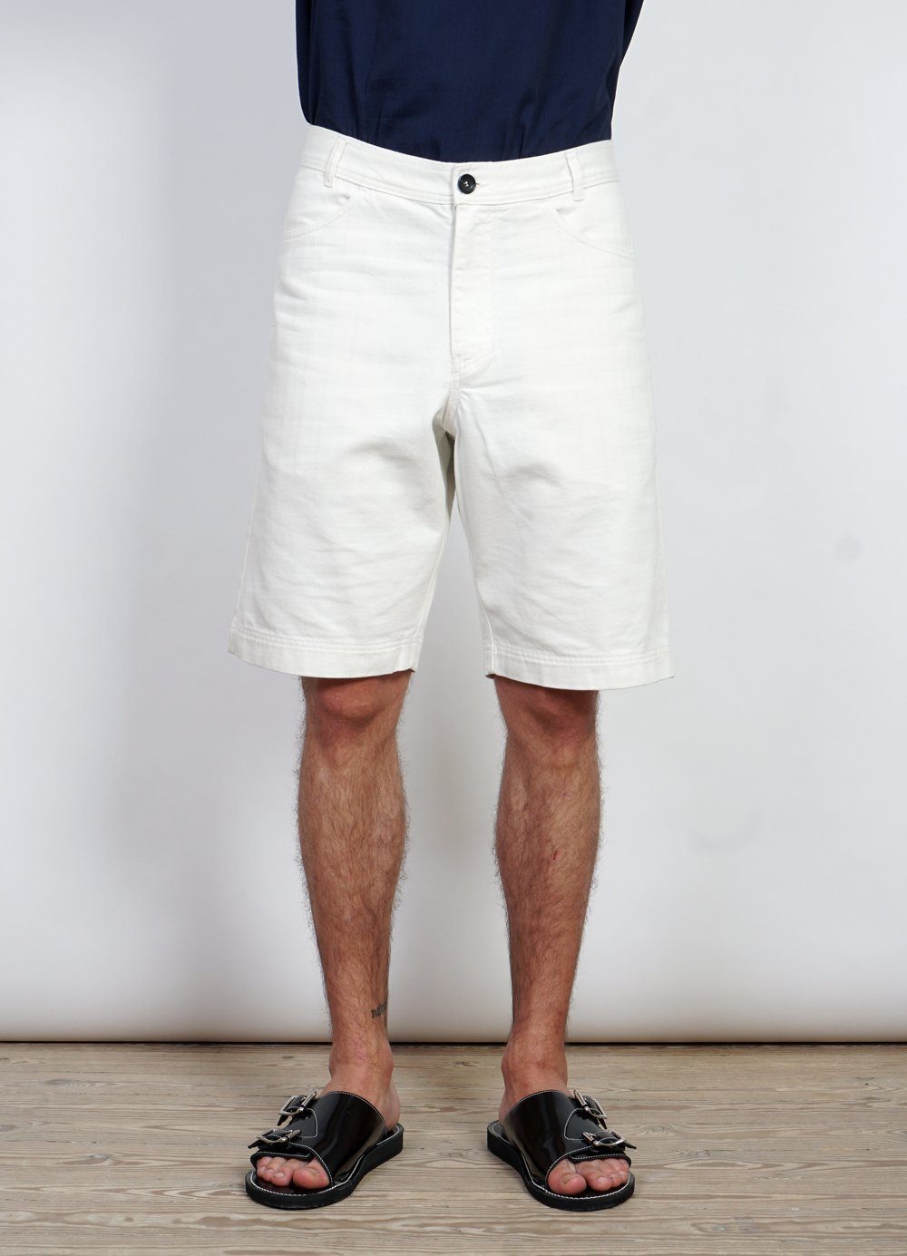 LENNY | Casual Work Shorts | Ecru -HANSEN Garments- HANSEN Garments