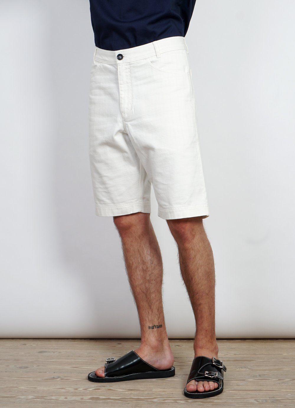 LENNY | Casual Work Shorts | Ecru -HANSEN Garments- HANSEN Garments