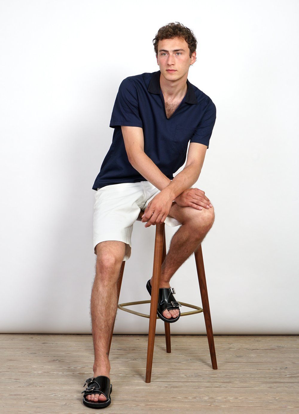 LENNY | Casual Work Shorts | Ecru -HANSEN Garments- HANSEN Garments