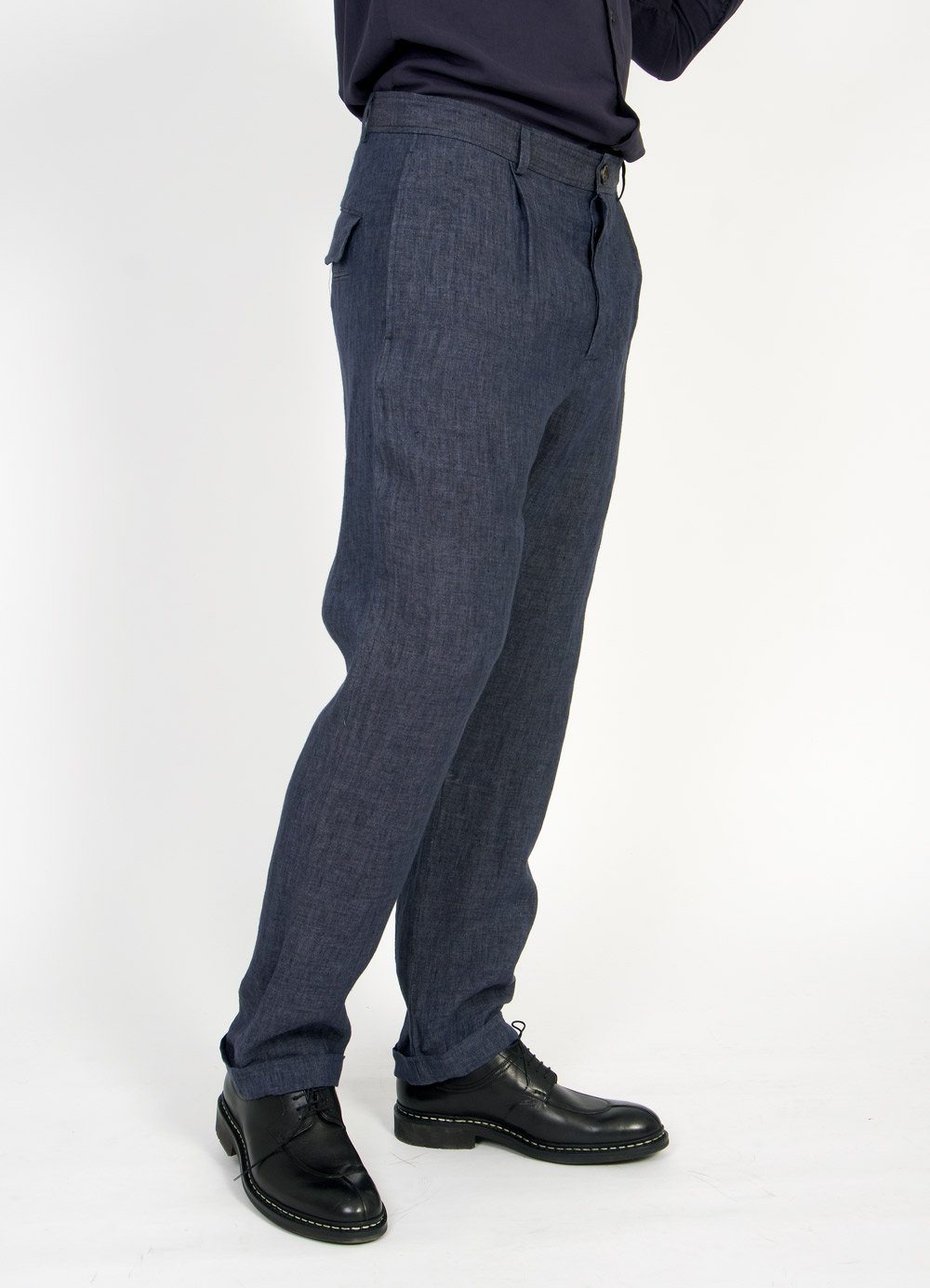 MADS | Loose Fit Trousers | Blue Delave | €255 -HANSEN Garments- HANSEN Garments